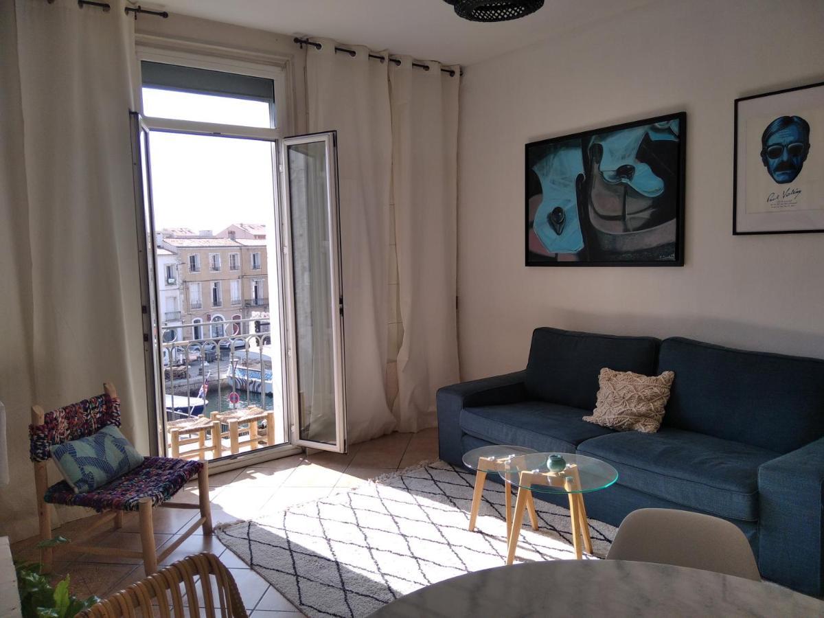 Grand T2 Au Coeur De Ville Avec Vue Sur Quais Et Mer 塞特港 外观 照片